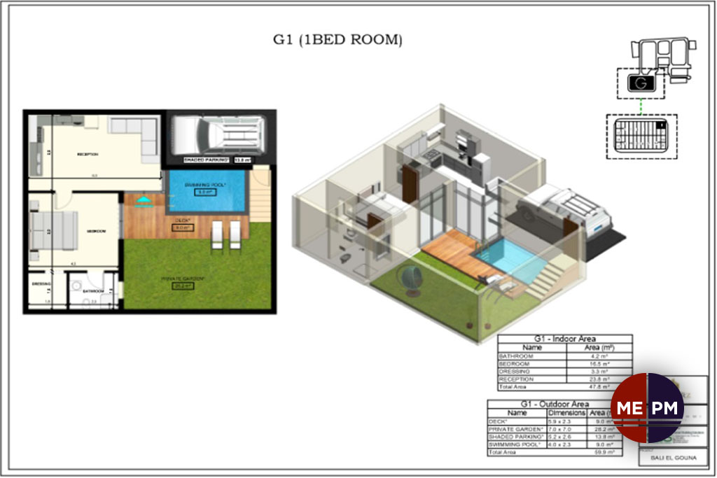 Bali, El Gouna, Egypt, 1 Bedroom Bedrooms, ,1 BathroomBathrooms,Development - Apartment,For sale,Bali,1115