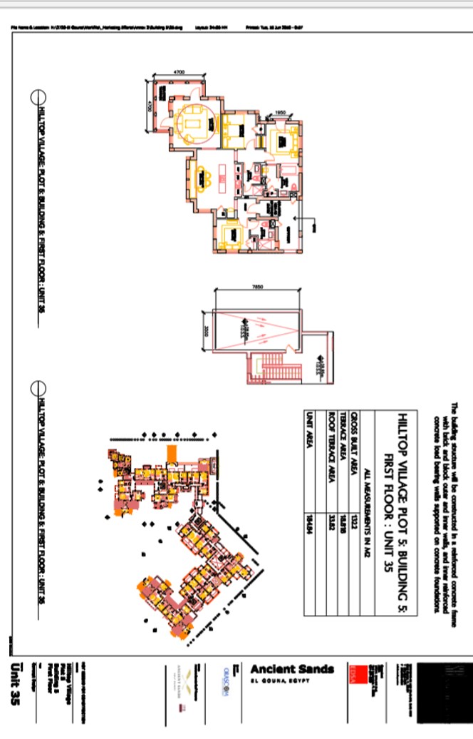 Ancient Sands Golf Resort, El Gouna, Egypt, 3 Bedrooms Bedrooms, ,Apartment - Penthouse,For sale,1125