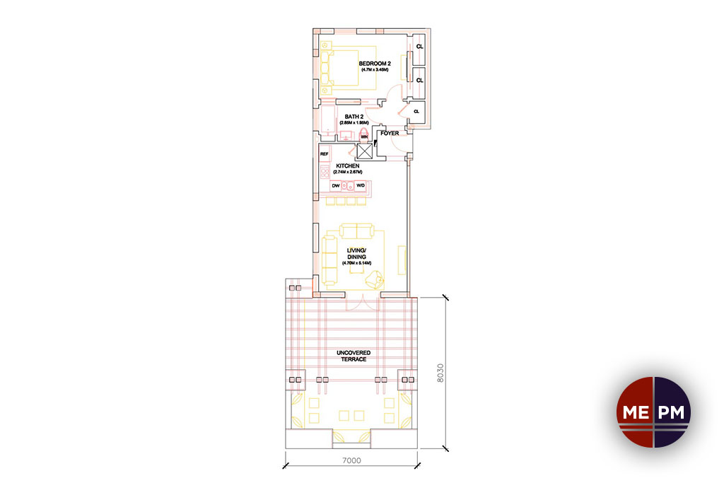 El Gouna, Egypt, 1 Bedroom Bedrooms, ,1 BathroomBathrooms,Apartment,For sale,1069