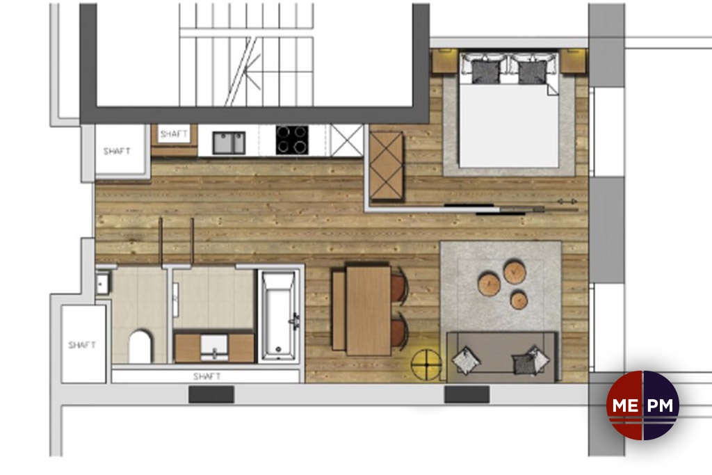 Andermatt, Switzerland, 1 Chambre Chambres, ,1 Salle de bainsSalle de bain,Apartment - Hotel Room,For sale,Gotthard Residences,1092